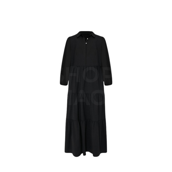 POMANDER PLACE Black Crepe Mabel Maxi Dress Size S NWT Retail $148 Tuckernuck - Picture 8 of 8
